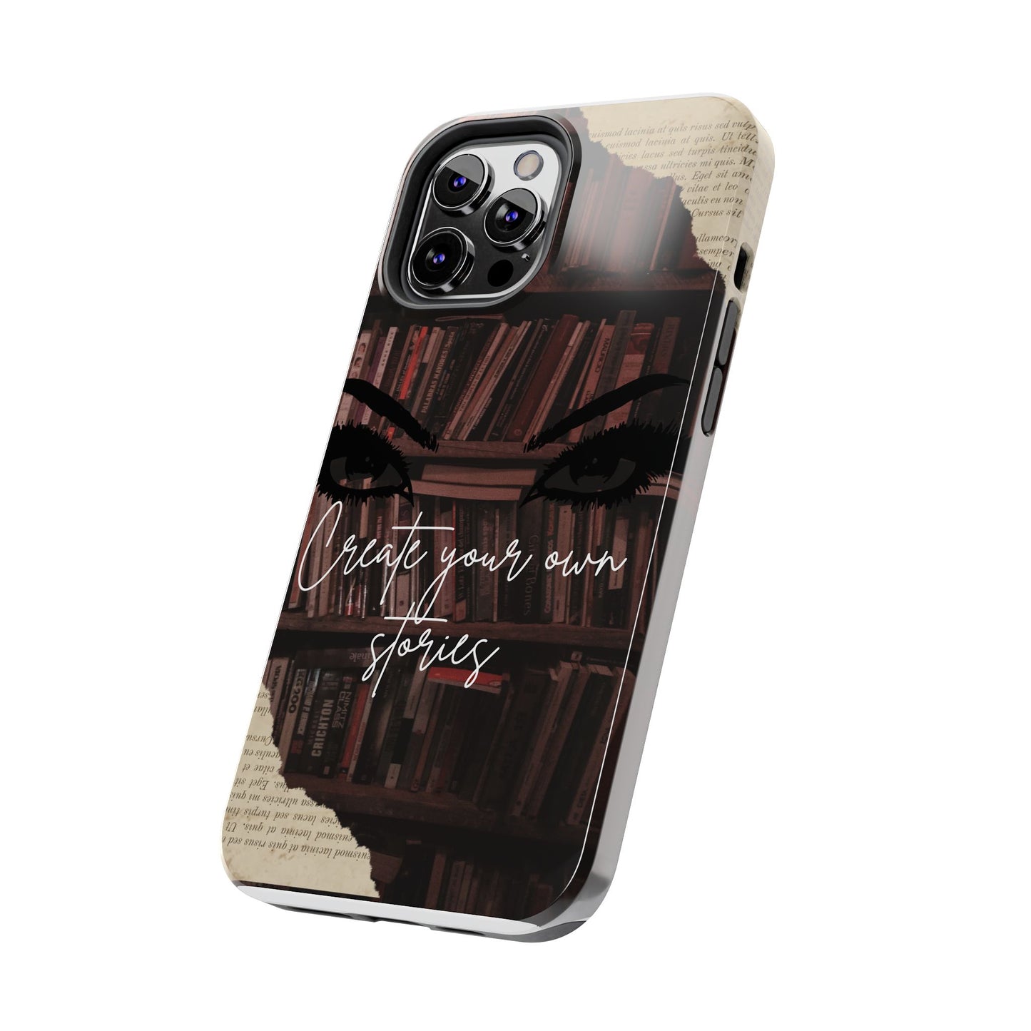 Create Your Own Stories Tough Phone Cases | Literary Phone Cover, Book Lover Gift, Unique Tech Accessory, Personalized Protection, [...]