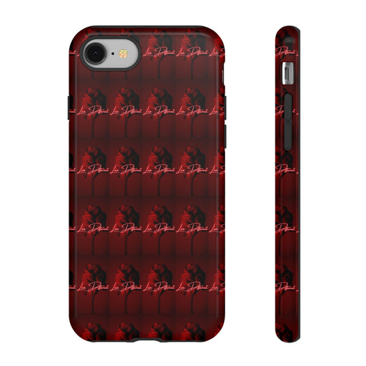 Red Patterned Phone Case | Tough Cases for Stylish Protection, Trendy Cell Cover, Unique Gifts for Tech Lovers, Modern Design