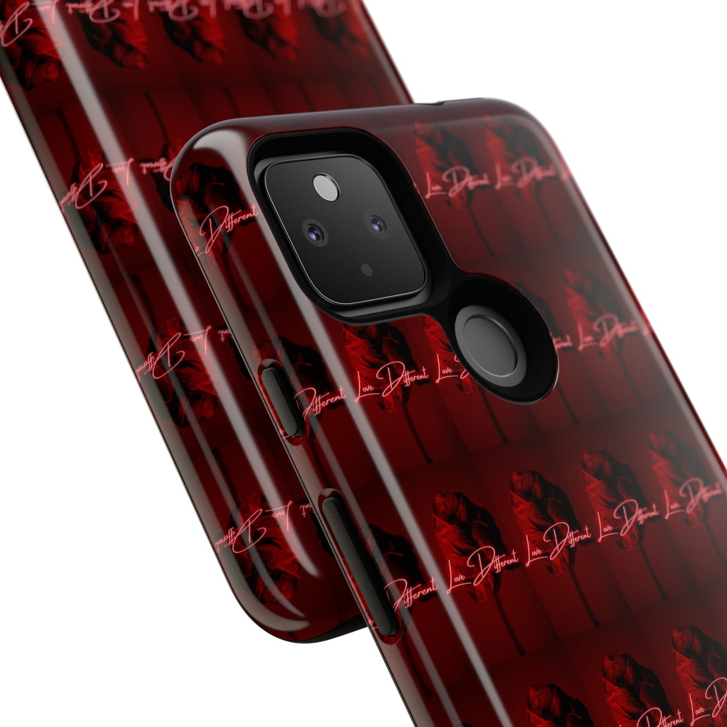 Red Patterned Phone Case | Tough Cases for Stylish Protection, Trendy Cell Cover, Unique Gifts for Tech Lovers, Modern Design