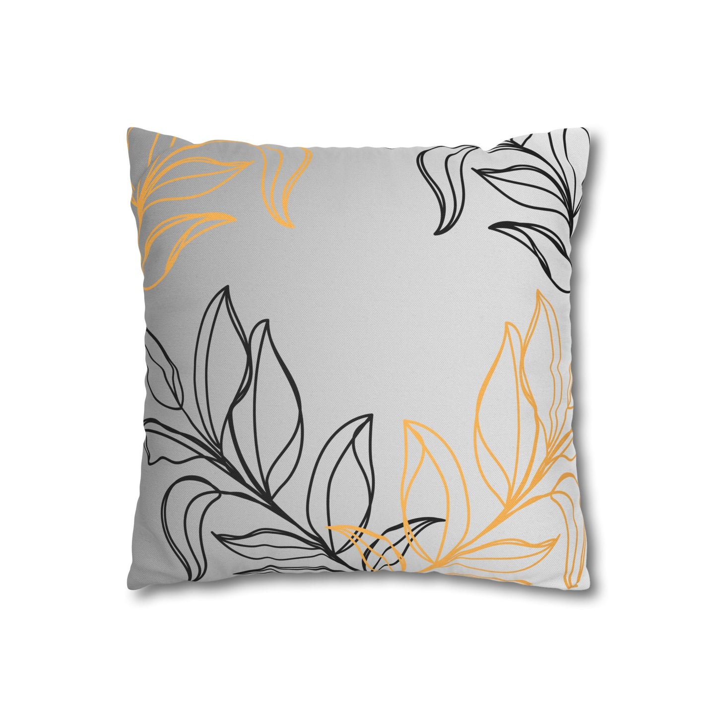 Chic Floral Square Pillowcase, Home Decor, Throw Pillow, Gift for Her, Living Room Accent, Modern Design, Cozy Home Accessories