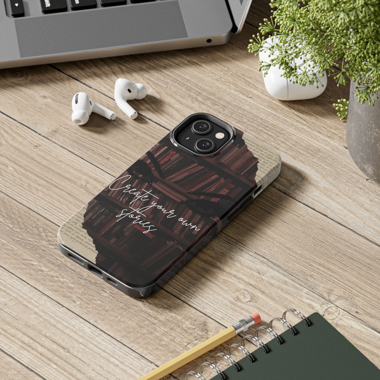 Create Your Own Stories Tough Phone Cases | Literary Phone Cover, Book Lover Gift, Unique Tech Accessory, Personalized Protection, [...]