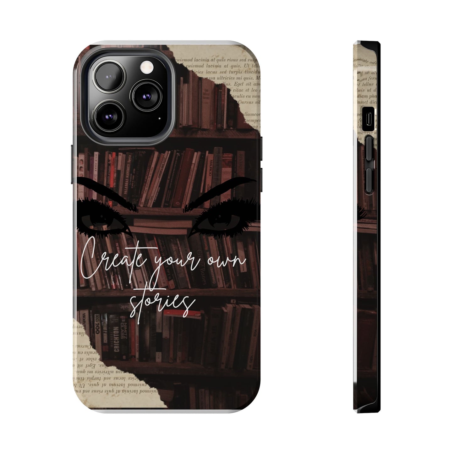 Create Your Own Stories Tough Phone Cases | Literary Phone Cover, Book Lover Gift, Unique Tech Accessory, Personalized Protection, [...]