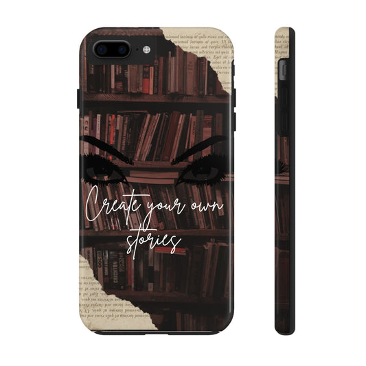 Create Your Own Stories Tough Phone Cases | Literary Phone Cover, Book Lover Gift, Unique Tech Accessory, Personalized Protection, [...]