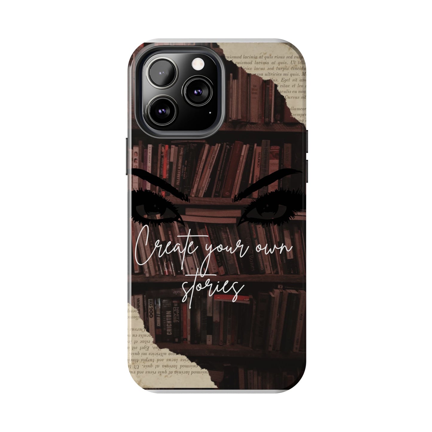 Create Your Own Stories Tough Phone Cases | Literary Phone Cover, Book Lover Gift, Unique Tech Accessory, Personalized Protection, [...]