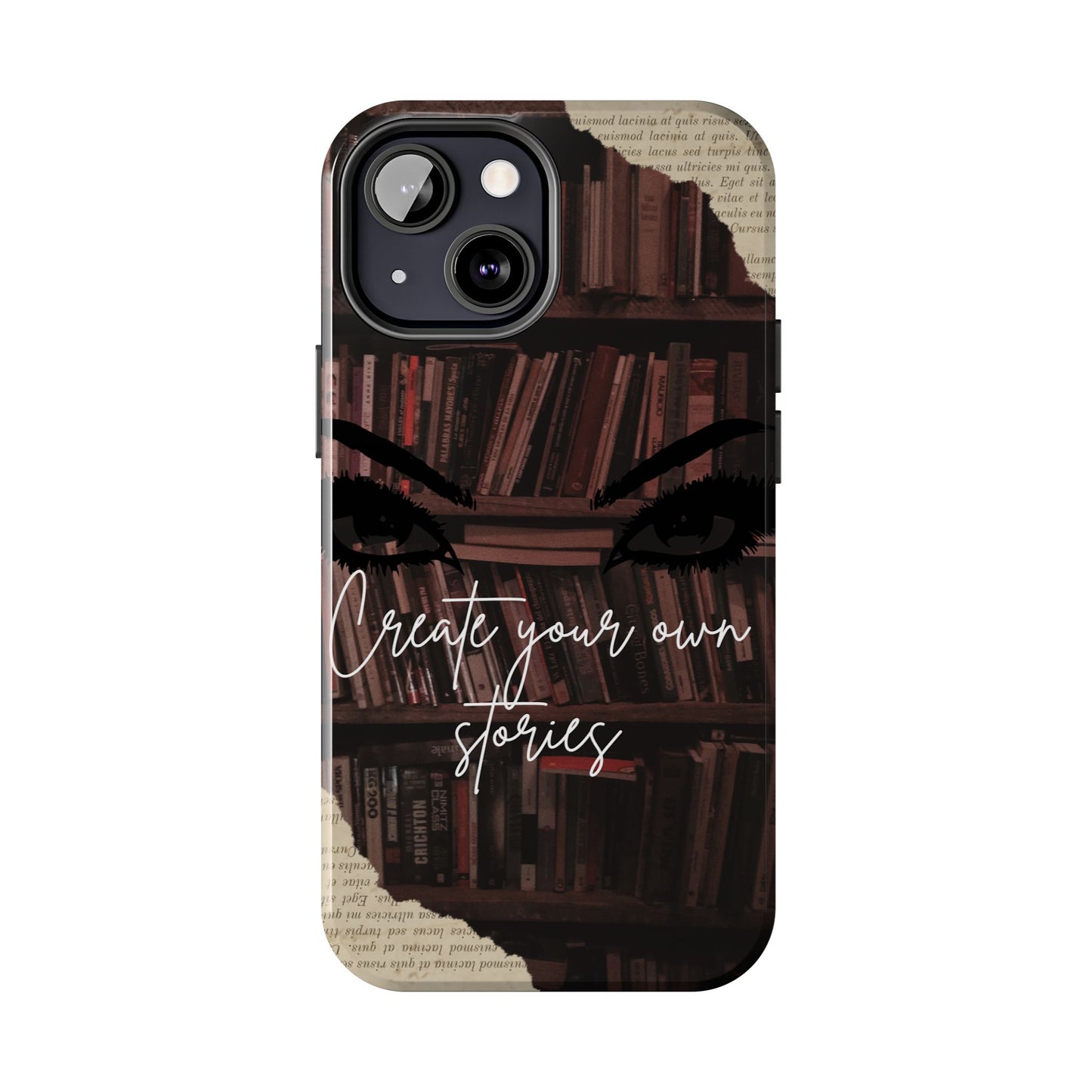 Create Your Own Stories Tough Phone Cases | Literary Phone Cover, Book Lover Gift, Unique Tech Accessory, Personalized Protection, [...]