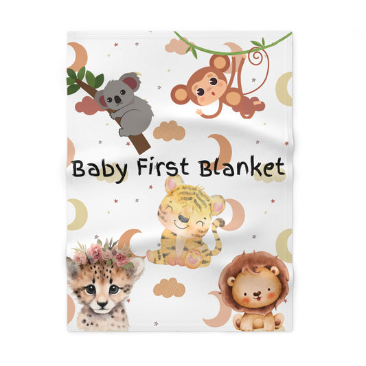 Soft Fleece Baby Blanket with Cute Animal Design, Perfect for Babies, Nursery Decor, Baby Shower Gift, Newborn Essentials, Coziest [...]