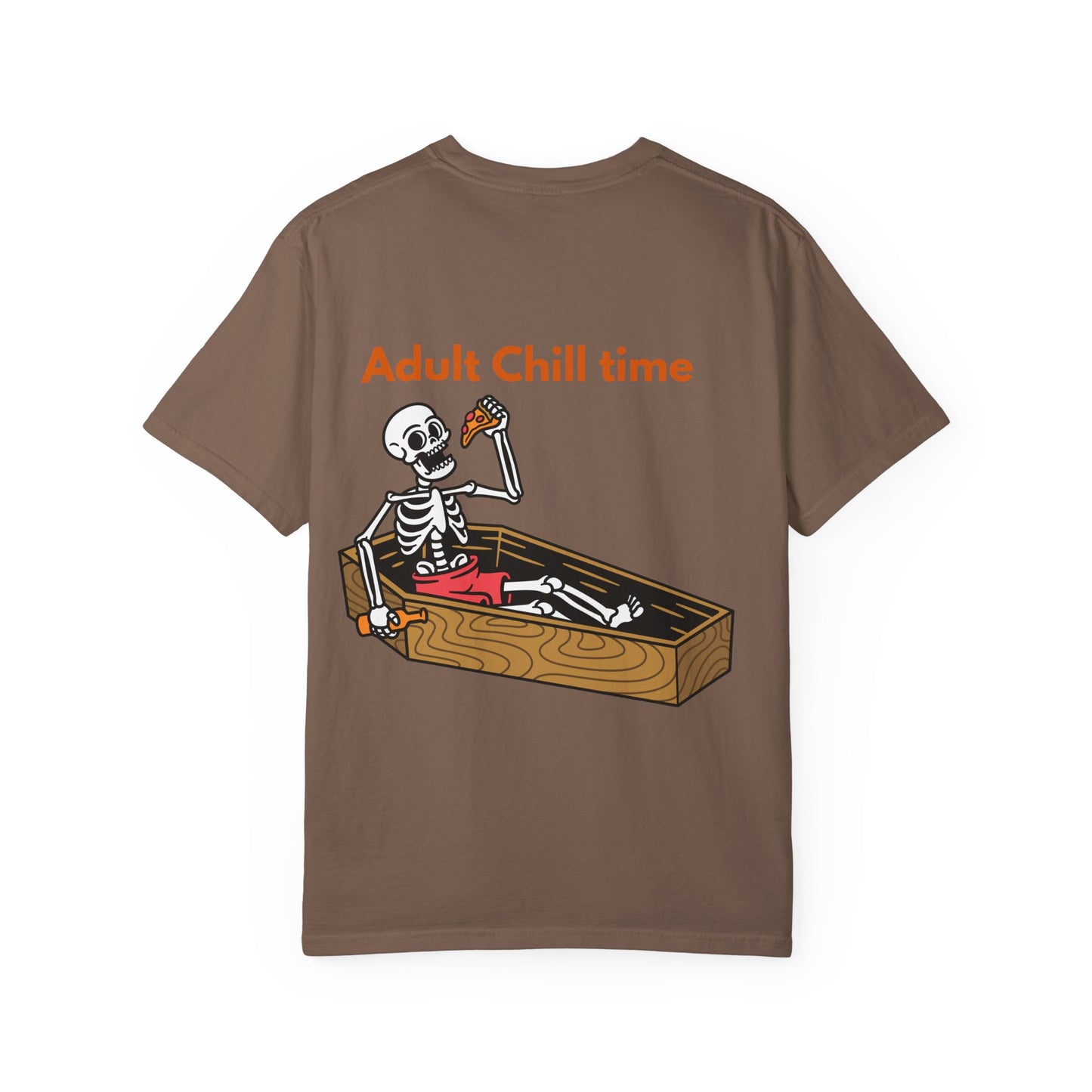 Halloween Skeleton Tee, Unisex Halloween T-shirt, Adult Fun Shirt, Funny Halloween Gift, Spooky Chill Vibes