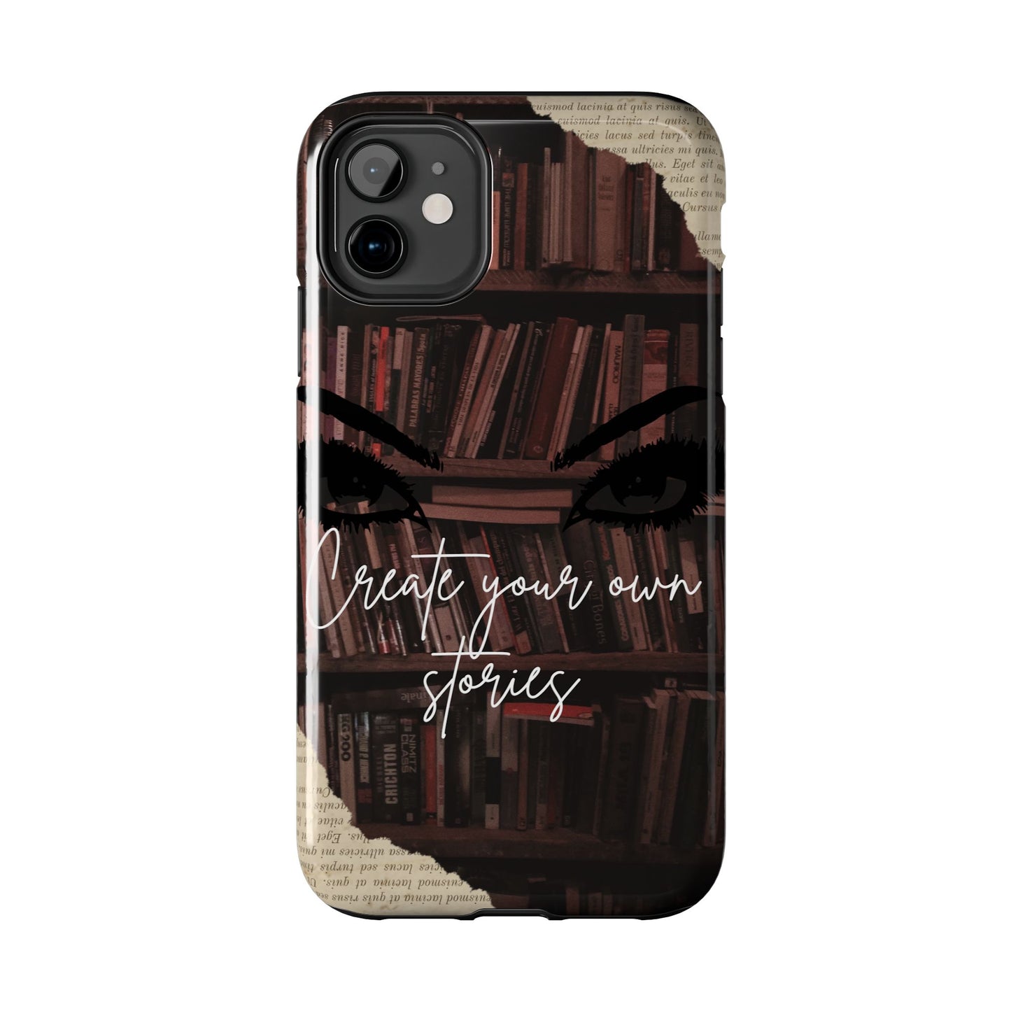Create Your Own Stories Tough Phone Cases | Literary Phone Cover, Book Lover Gift, Unique Tech Accessory, Personalized Protection, [...]