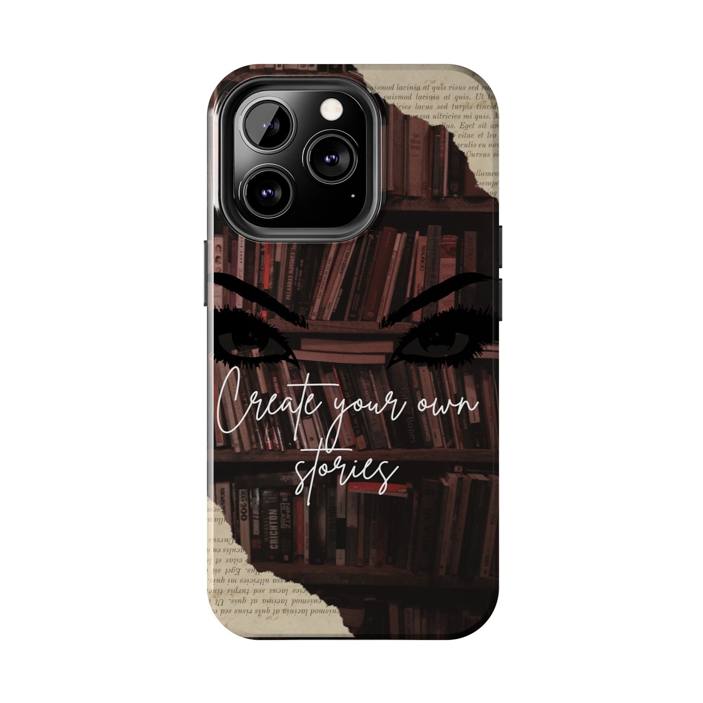 Create Your Own Stories Tough Phone Cases | Literary Phone Cover, Book Lover Gift, Unique Tech Accessory, Personalized Protection, [...]