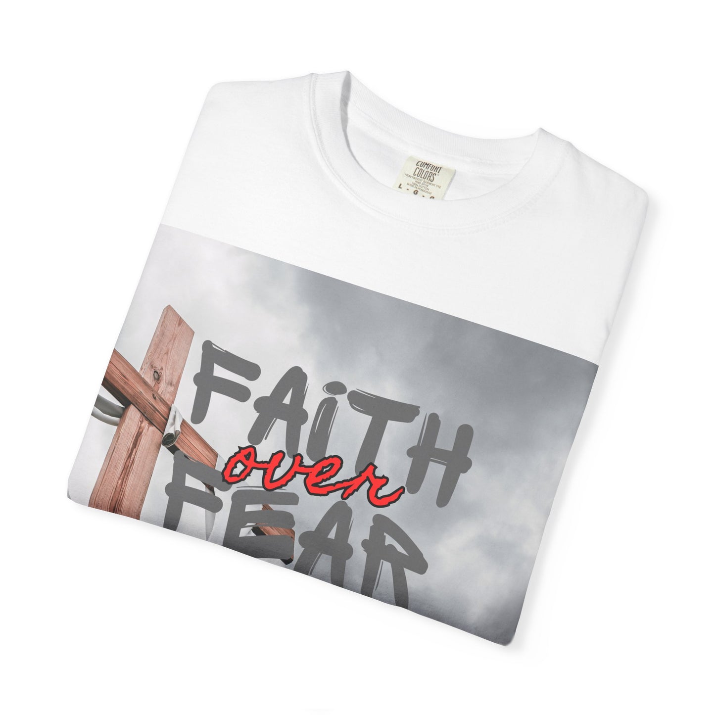 Inspirational T-Shirt - Faith Over Fear, Motivational Shirt for Positive Vibes, Unisex Tee, Gift for Friends or Family, Casual Wear, [...]