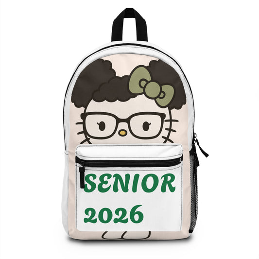 Cute Senior 2026 Backpack, Stylish School Bag, Hello Kitty Inspired Rucksack, Ideal Graduation Gift, Trendy Everyday Use
