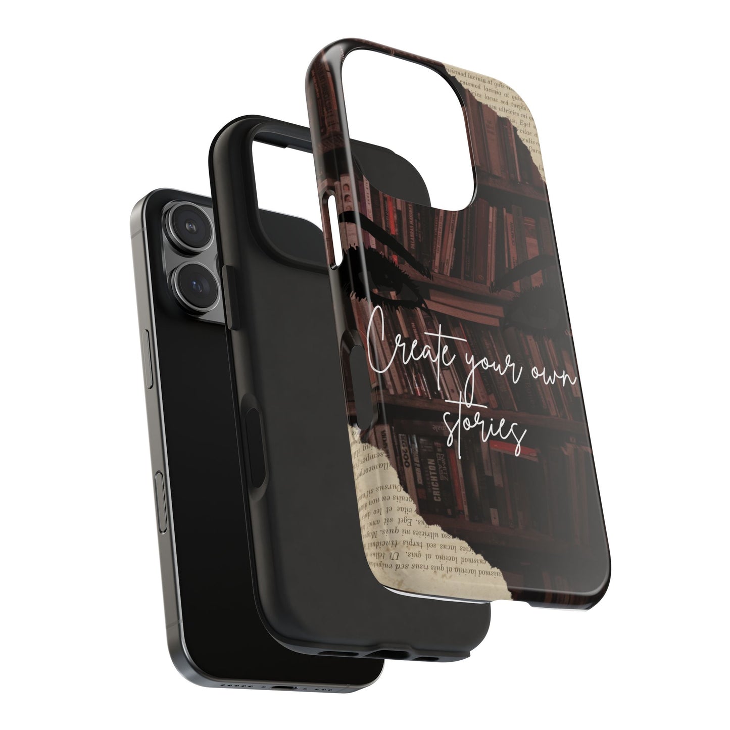 Create Your Own Stories Tough Phone Cases | Literary Phone Cover, Book Lover Gift, Unique Tech Accessory, Personalized Protection, [...]