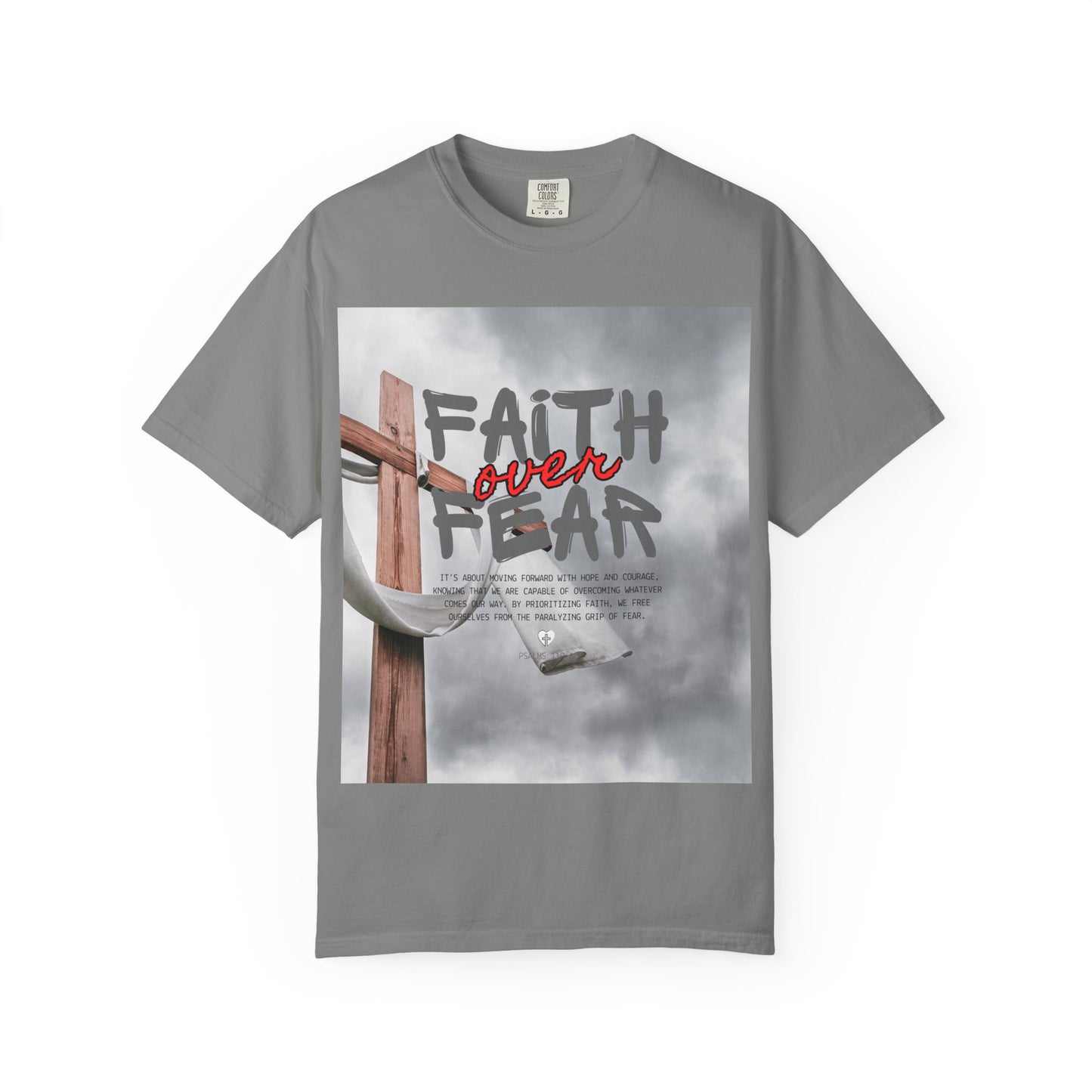 Inspirational T-Shirt - Faith Over Fear, Motivational Shirt for Positive Vibes, Unisex Tee, Gift for Friends or Family, Casual Wear, [...]