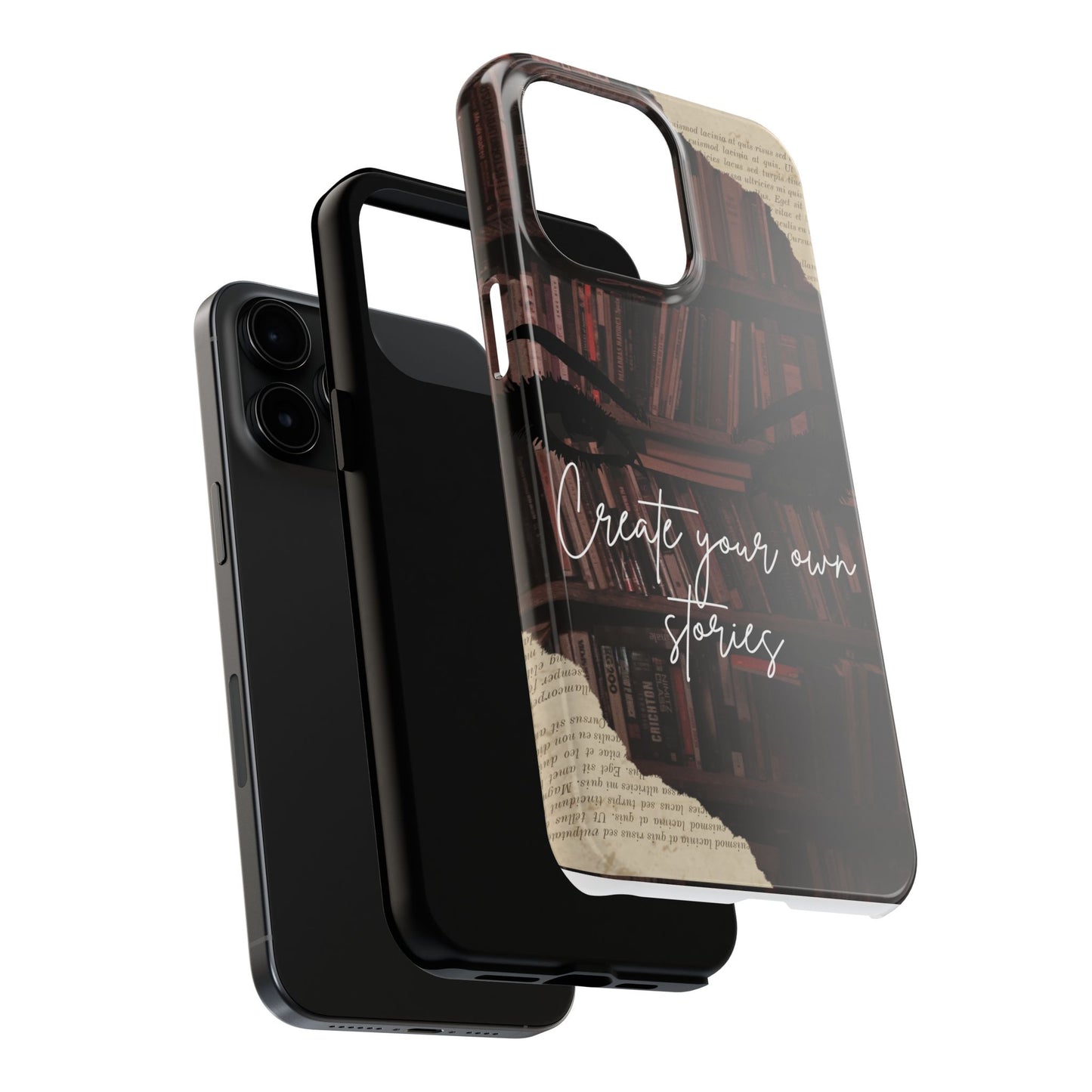 Create Your Own Stories Tough Phone Cases | Literary Phone Cover, Book Lover Gift, Unique Tech Accessory, Personalized Protection, [...]