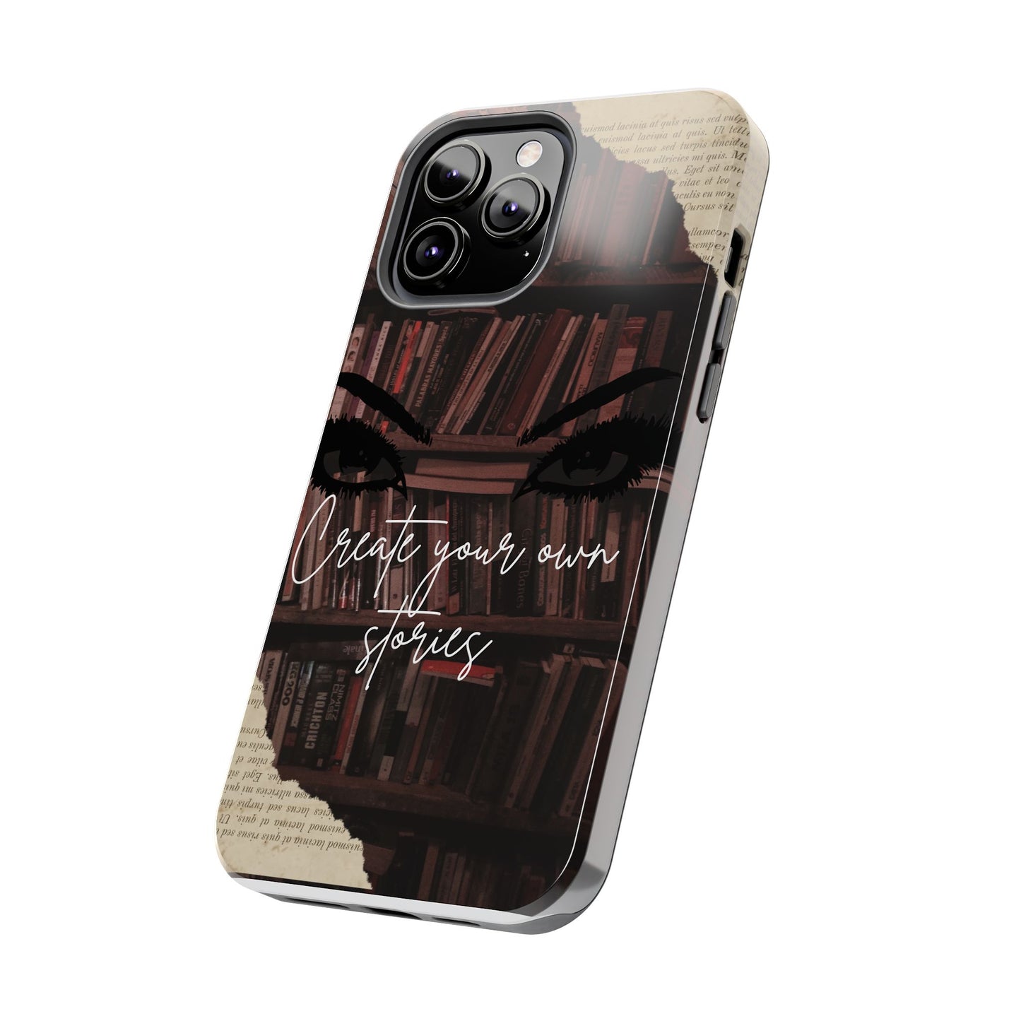 Create Your Own Stories Tough Phone Cases | Literary Phone Cover, Book Lover Gift, Unique Tech Accessory, Personalized Protection, [...]