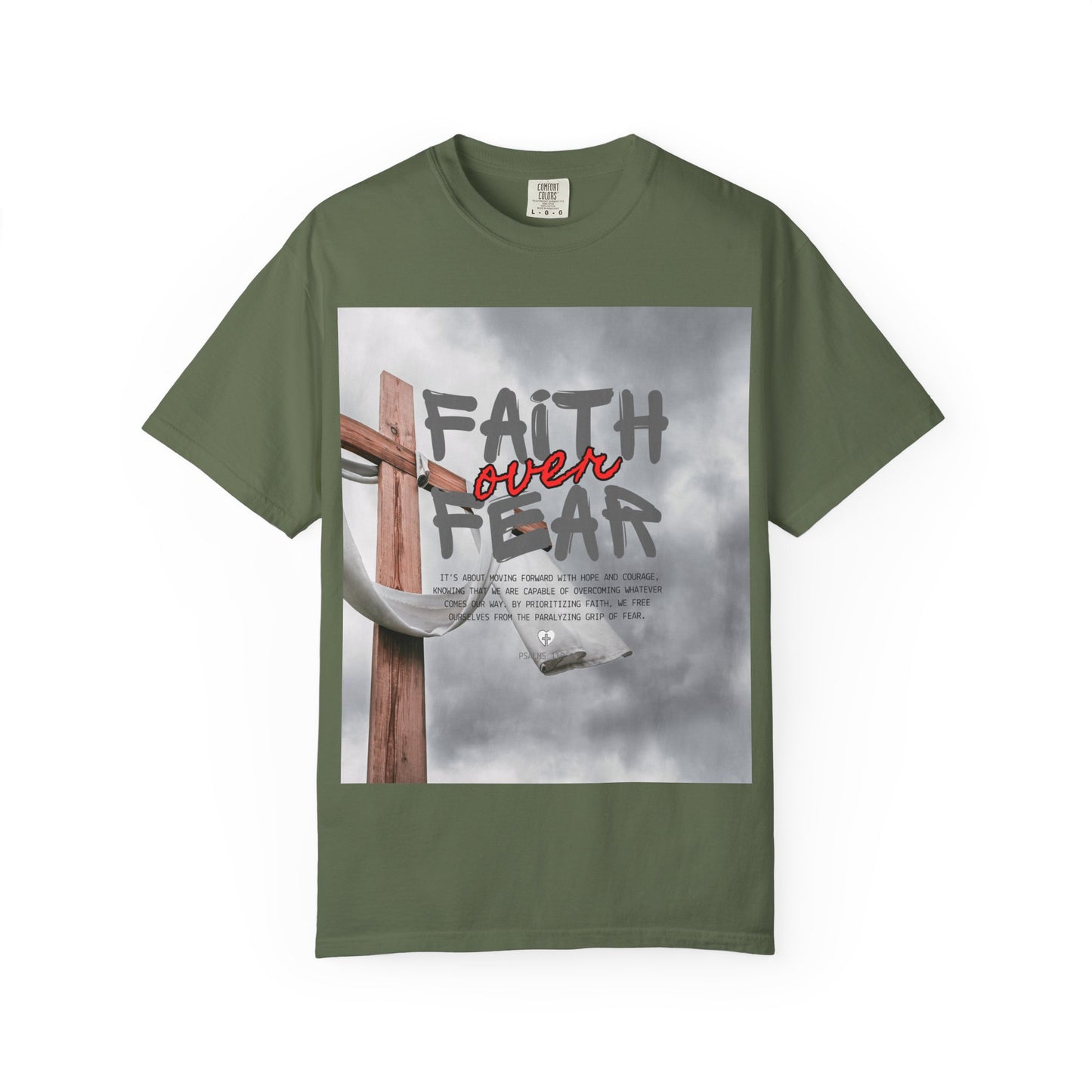 Inspirational T-Shirt - Faith Over Fear, Motivational Shirt for Positive Vibes, Unisex Tee, Gift for Friends or Family, Casual Wear, [...]