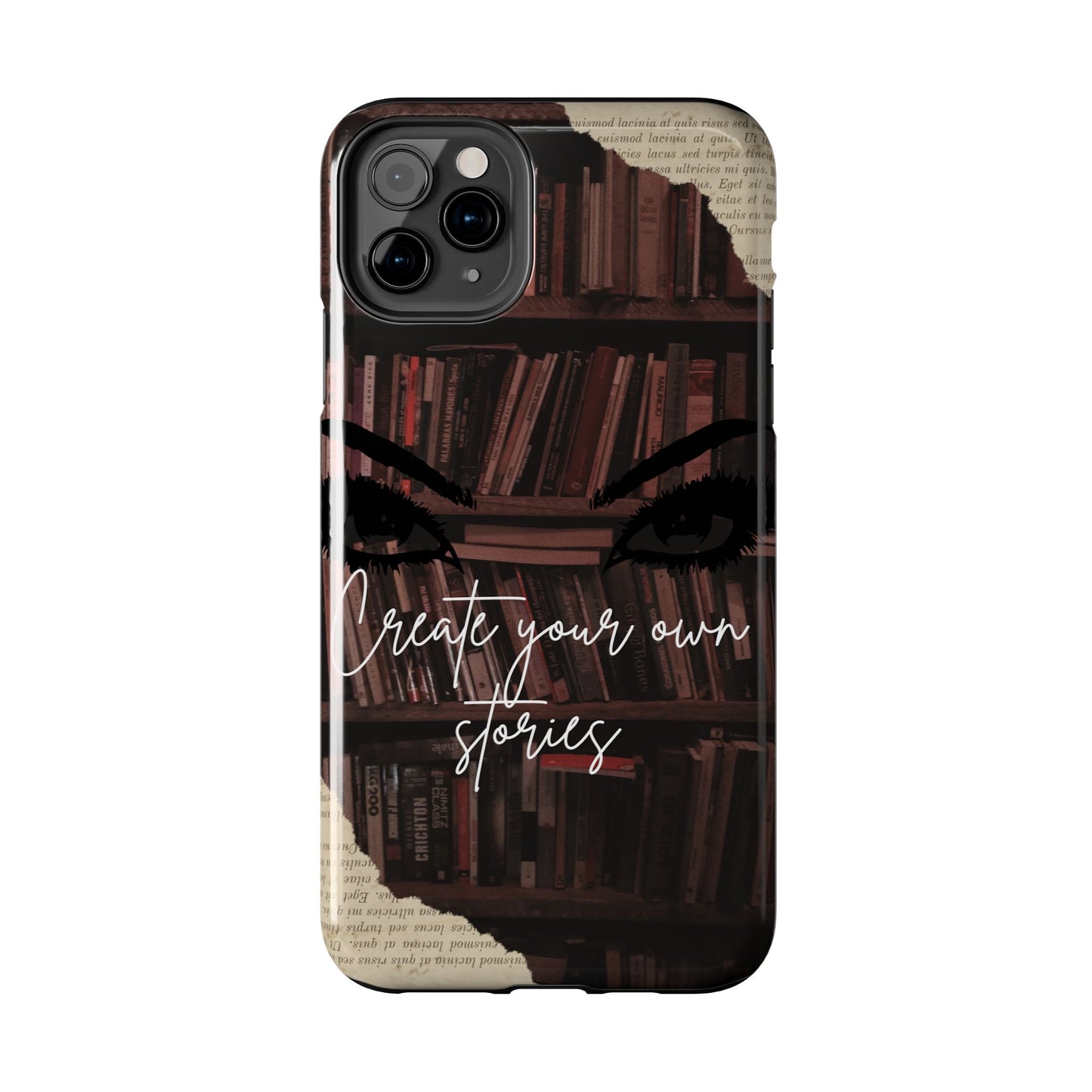 Create Your Own Stories Tough Phone Cases | Literary Phone Cover, Book Lover Gift, Unique Tech Accessory, Personalized Protection, [...]