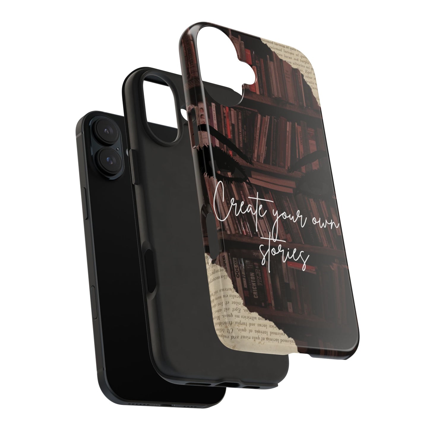 Create Your Own Stories Tough Phone Cases | Literary Phone Cover, Book Lover Gift, Unique Tech Accessory, Personalized Protection, [...]