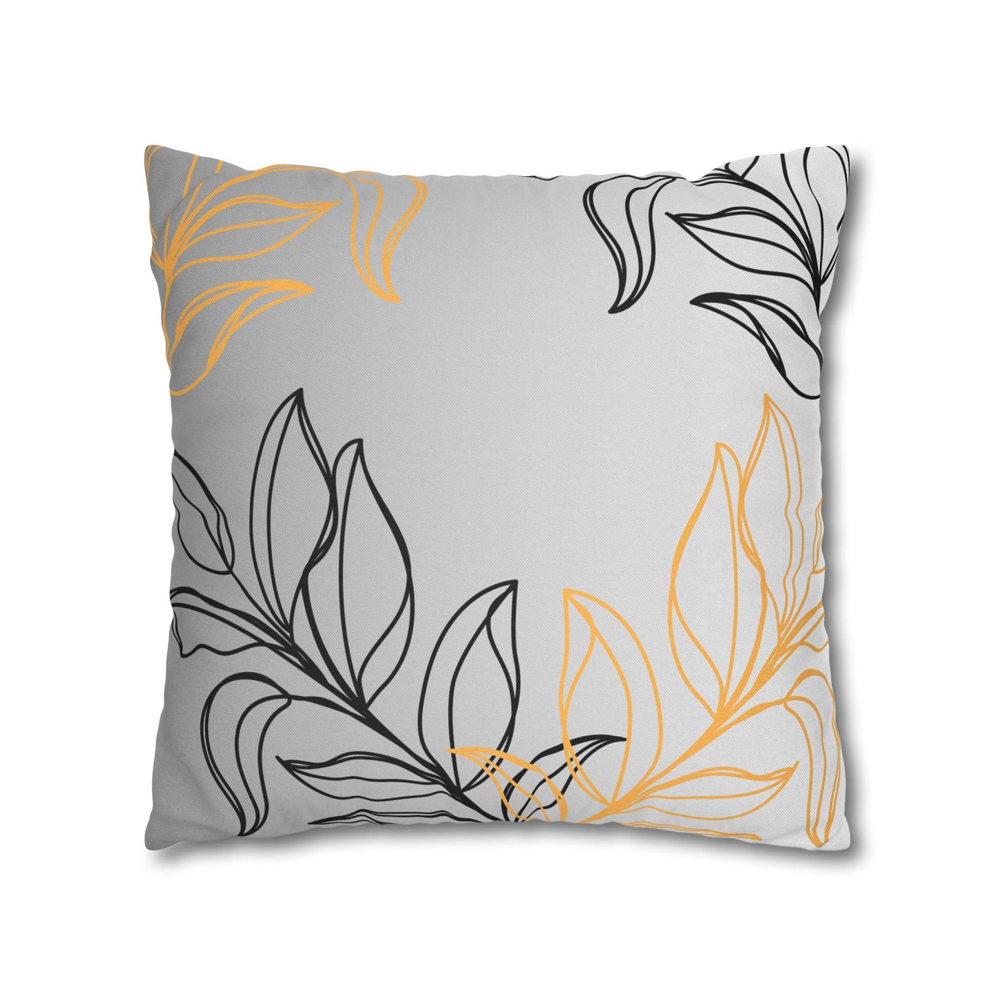 Chic Floral Square Pillowcase, Home Decor, Throw Pillow, Gift for Her, Living Room Accent, Modern Design, Cozy Home Accessories