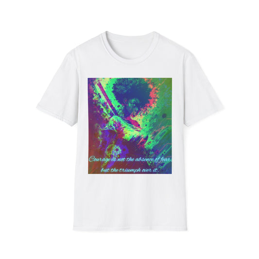 Colorful Afro-Inspired T-Shirt, Unisex Softstyle Tee for Art Lovers, Inspirational Gift, Casual Wear, Pride Apparel