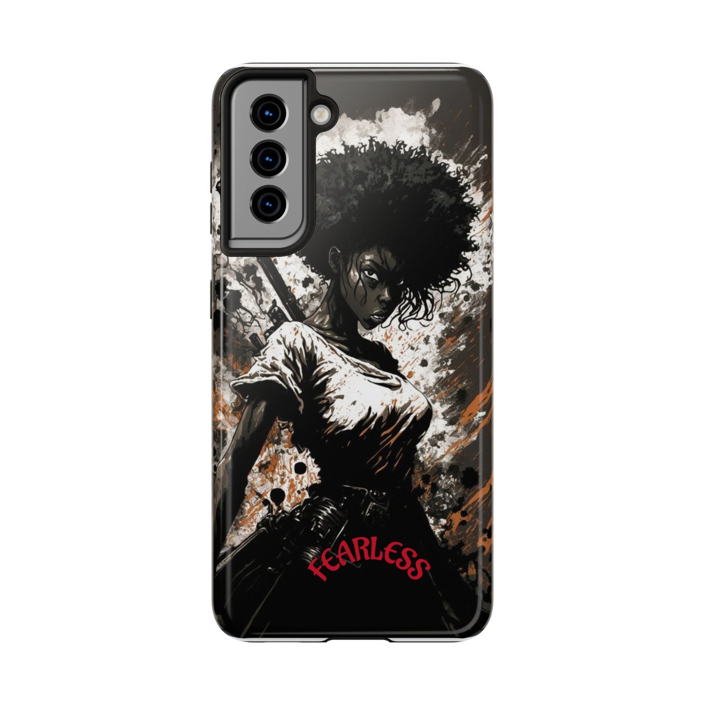Fearless Tough Phone Cases for Adventurers, Unique Gifts for Him/Her, Durable Phone Accessories, Art-inspired Cases, Stylish Protection