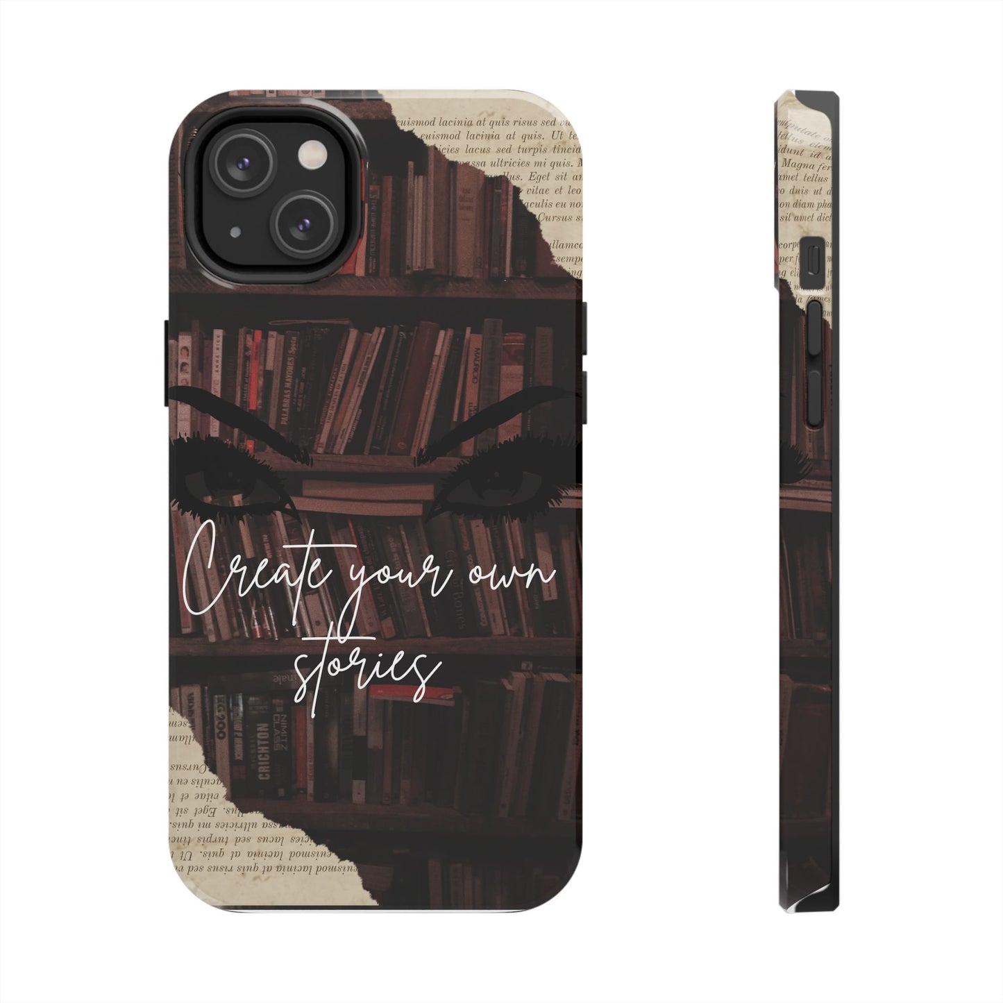 Create Your Own Stories Tough Phone Cases | Literary Phone Cover, Book Lover Gift, Unique Tech Accessory, Personalized Protection, [...]