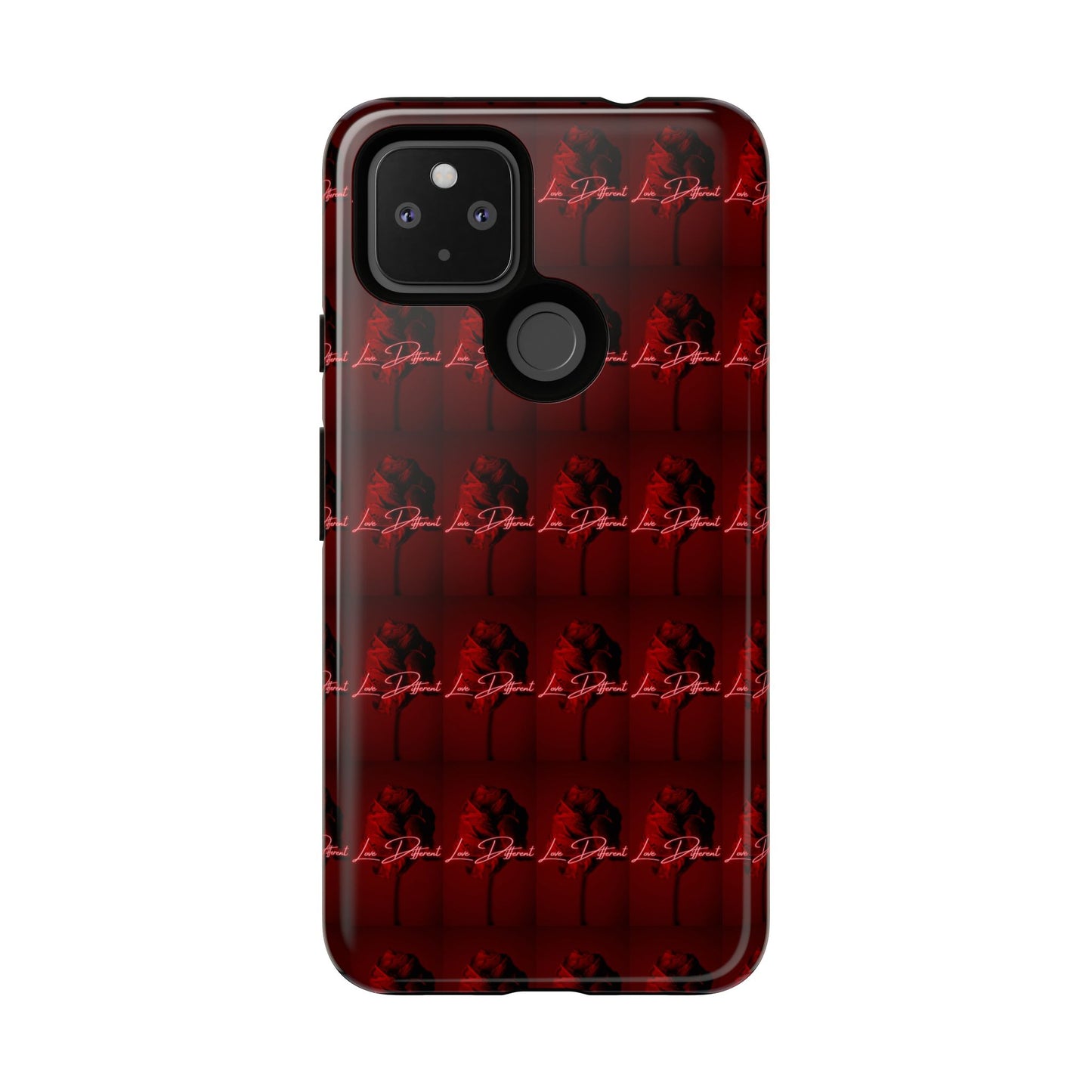 Red Patterned Phone Case | Tough Cases for Stylish Protection, Trendy Cell Cover, Unique Gifts for Tech Lovers, Modern Design