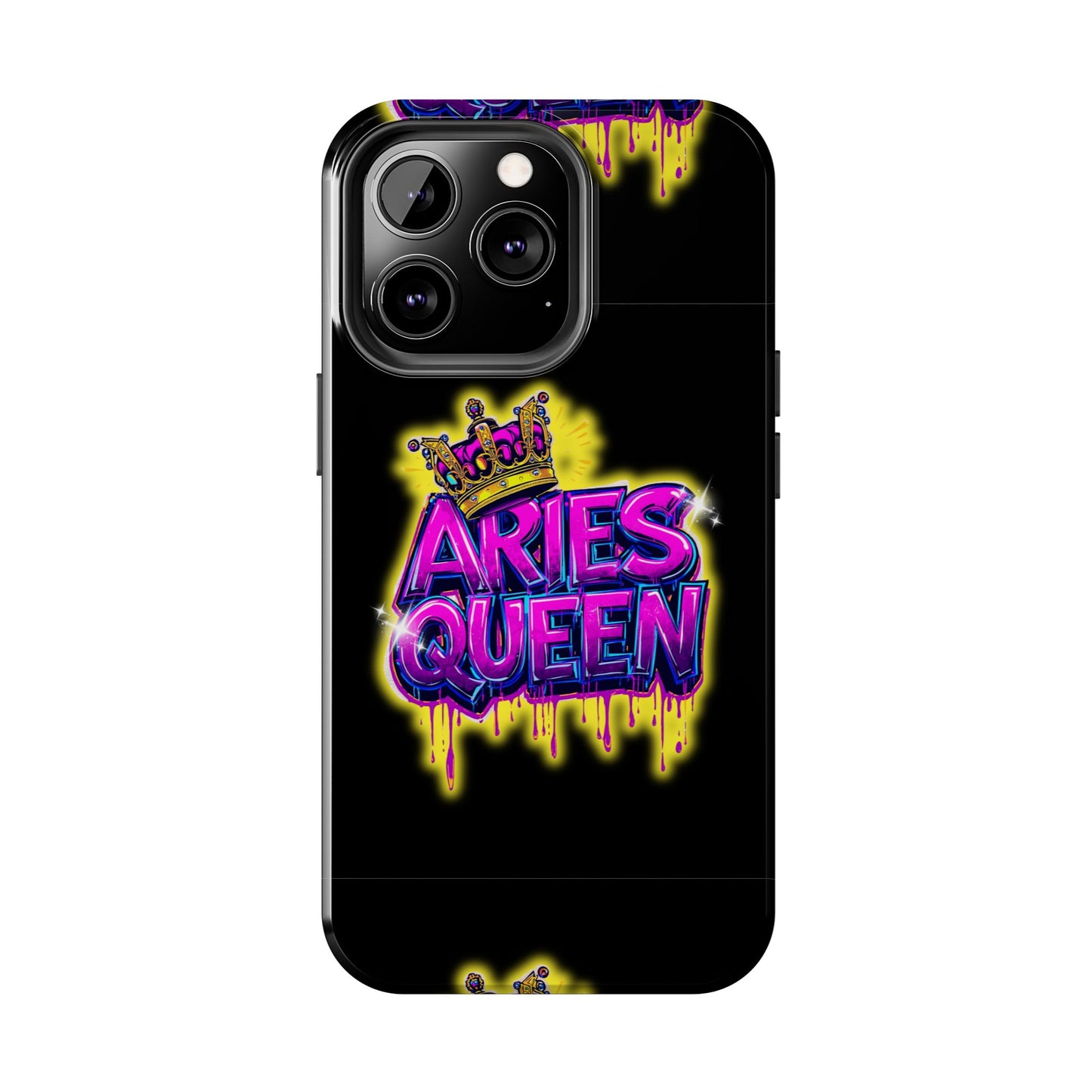 Aries Queen Tough Phone Cases - Vivid Design, Durable Protection, Aries Gifts, Astrology Accessories, Colorful Phone Cover