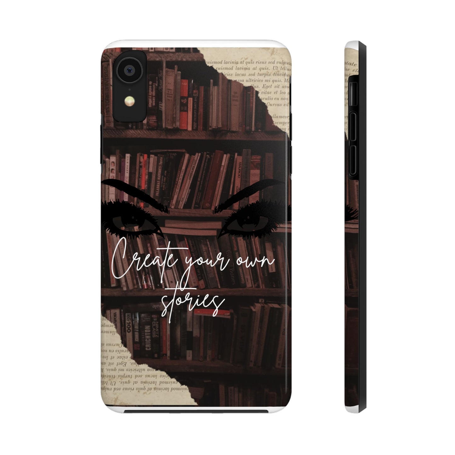 Create Your Own Stories Tough Phone Cases | Literary Phone Cover, Book Lover Gift, Unique Tech Accessory, Personalized Protection, [...]